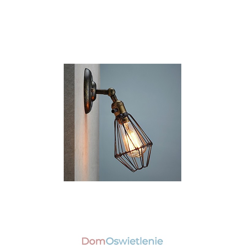 Styl Vintage Industrial Otwieranie i Zamykanie Światło Kinkiet Klatkowy Lampa Loft Przywracanie Starożytnych Sposobów Lampa Ścienna