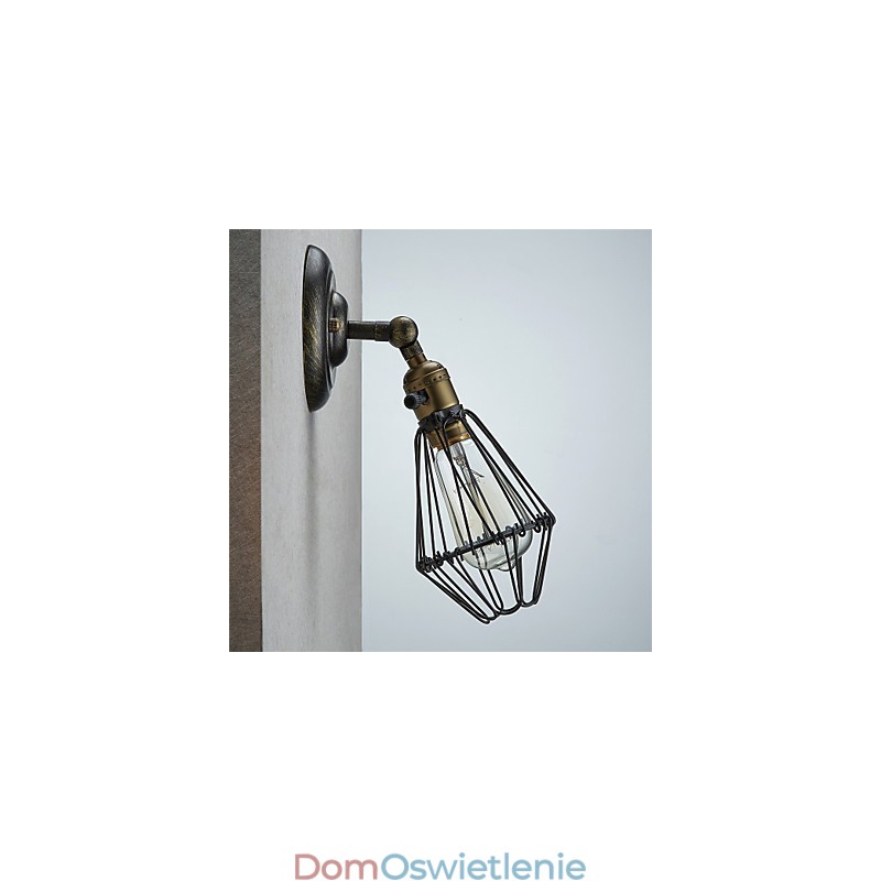 Styl Vintage Industrial Otwieranie i Zamykanie Światło Kinkiet Klatkowy Lampa Loft Przywracanie Starożytnych Sposobów Lampa Ścienna