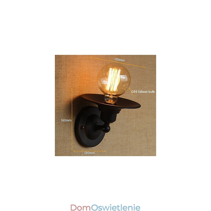 Retro Minimalistyczny Nocny Korytarz Schody Balkon Dekoracyjny Kinkiet Ścienny