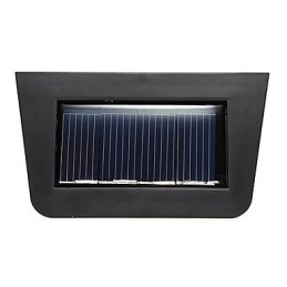 Ciepły żółty zasilany energią słoneczną ścienny uchwyt 2 latarnie pokładowe