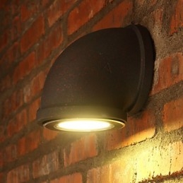 Loft Osobowość Vintage Bar Counter Water Pipe Kinkiet Spot Light Lot Oświetlenie Montaż Schody Balkon Lampa