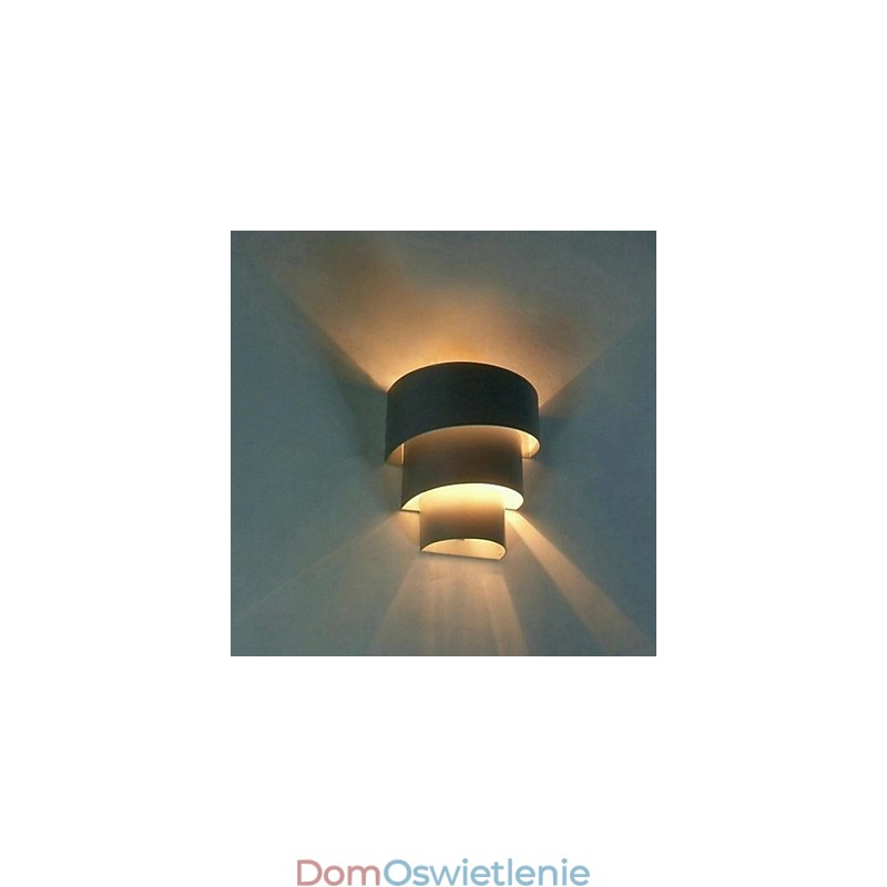 Wysokiej jakości nowoczesna, modna spiralna lampa ścienna kreatywna lampa ścienna