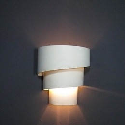 Wysokiej jakości nowoczesna, modna spiralna lampa ścienna kreatywna lampa ścienna