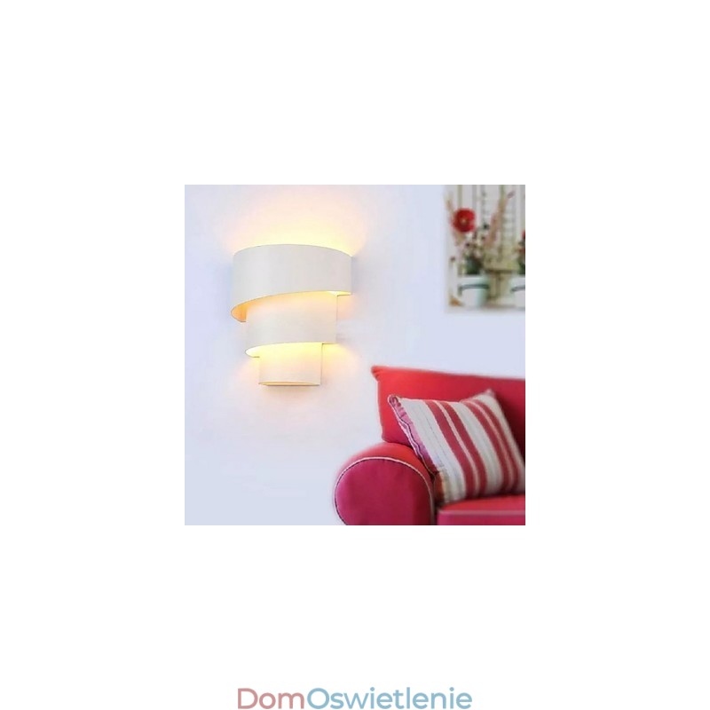Wysokiej jakości nowoczesna, modna spiralna lampa ścienna kreatywna lampa ścienna