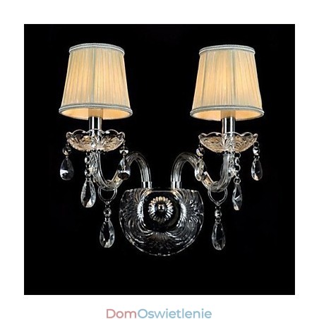 Kryształowe kinkiety ścienne w stylu mini, lampy ścienne w kształcie świec, nowoczesne, współczesne, szklane Kryształowe kinkiety ścienne w stylu mini, lampy ścienne w kształcie świec, nowoczesne, współczesne, szklane