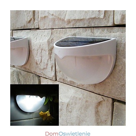 Lampa ogrodowa zasilana energią słoneczną, automatyczna, aktywowana czujnikiem, lampa słoneczna (biała) Lampa ogrodowa zasilana energią słoneczną, automatyczna, aktywowana czujnikiem, lampa słoneczna (biała)