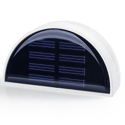 Lampa ogrodowa zasilana energią słoneczną, automatyczna, aktywowana czujnikiem, lampa słoneczna (biała)