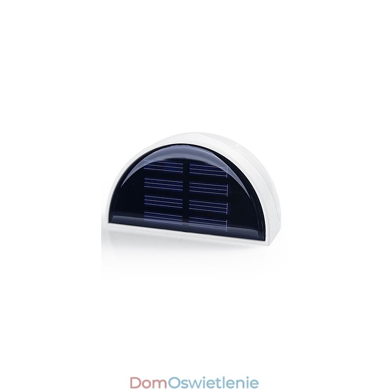 Lampa ogrodowa zasilana energią słoneczną, automatyczna, aktywowana czujnikiem, lampa słoneczna (biała)