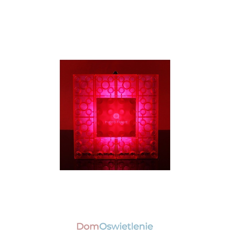 Kreatywne bloki Ramka Światło Kolorowe Słodkie Małe Prezenty Lampa Ścienna Pas Hak Światła