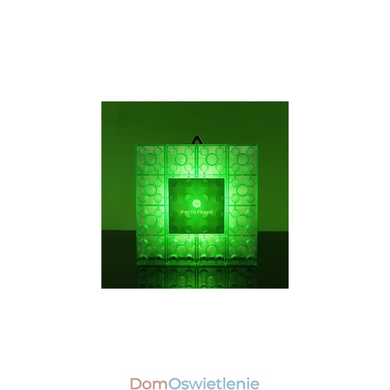 Kreatywne bloki Ramka Światło Kolorowe Słodkie Małe Prezenty Lampa Ścienna Pas Hak Światła