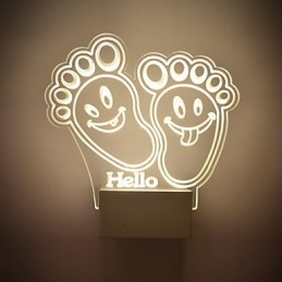 Lampa ścienna akrylowa PCV Lampa świetlna Chip Nowoczesny Współczesny Metal