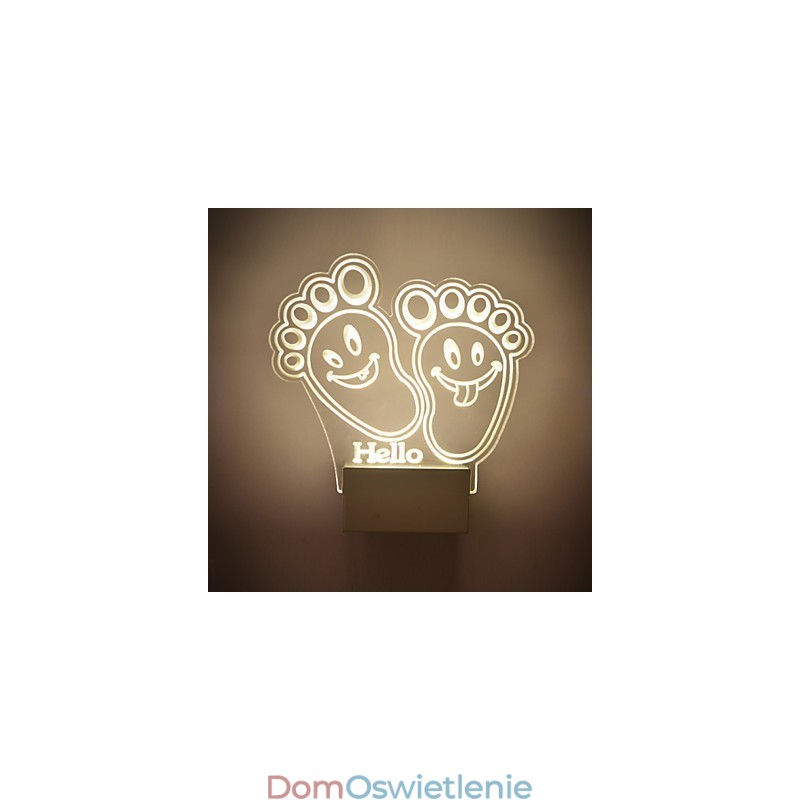 Lampa ścienna akrylowa PCV Lampa świetlna Chip Nowoczesny Współczesny Metal