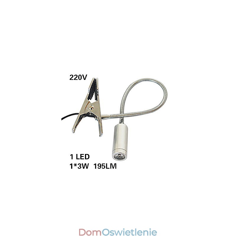 Aluminiowa lampa ścienna, lampa lustrzana