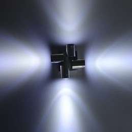 Miniaturowe lampy ścienne montowane na płasko, nowoczesne, współczesne, metalowe
