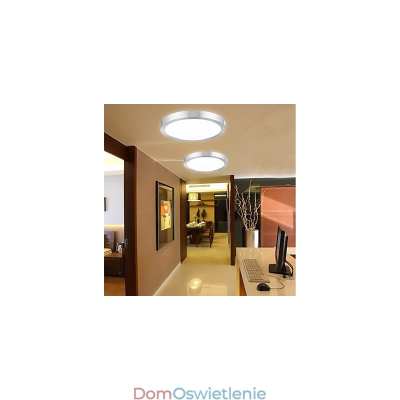 Oświetlenie montowane na płasko 7W Światło okrągłe proste nowoczesne średnica 20CM