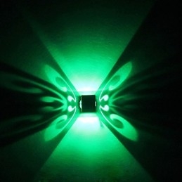 Kreatywna lampa ścienna motyl