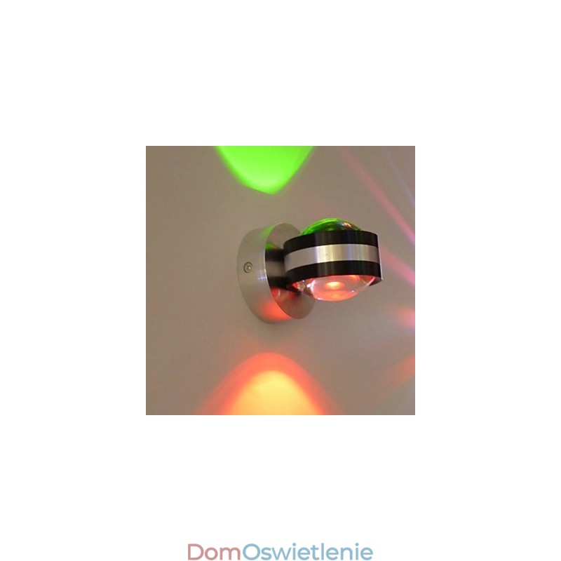 Oświetlenie schodowe, dwustronne, aluminiowe, kinkiety ścienne, nowoczesne, współczesne, metalowe