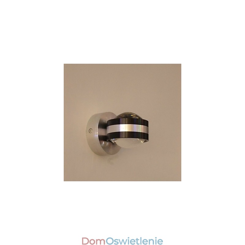 Oświetlenie schodowe, dwustronne, aluminiowe, kinkiety ścienne, nowoczesne, współczesne, metalowe