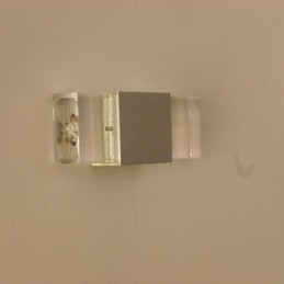 Kwadratowa aluminiowa lampa ścienna Kreatywny model baru Kinkiety ścienne Nowoczesny współczesny metal