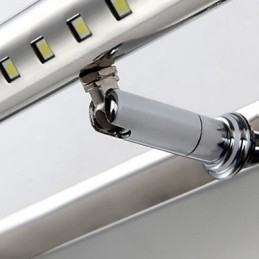 Lustrzane światło do łazienki ciepła biel AC100 240V