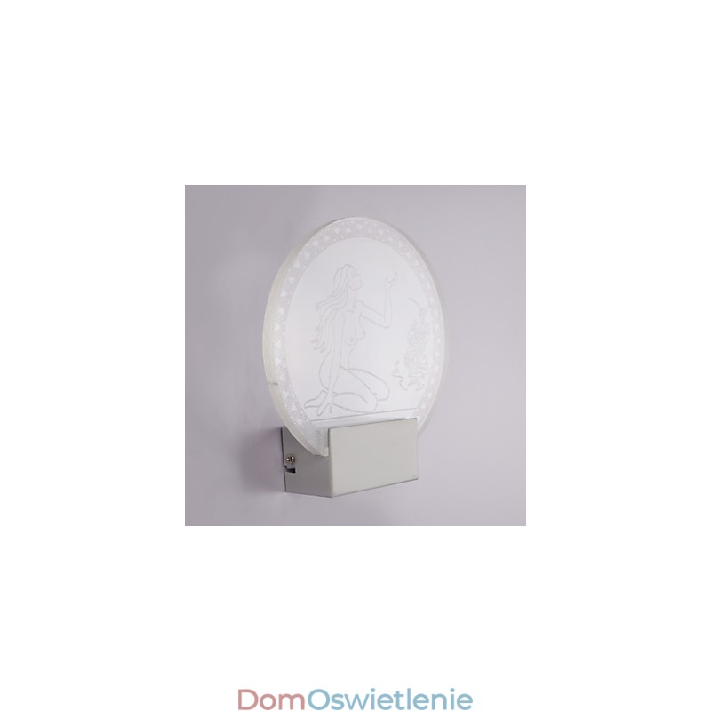 Lampa ścienna akrylowa PCV Lampa świetlna Chip Nowoczesna współczesna metalowa 5W