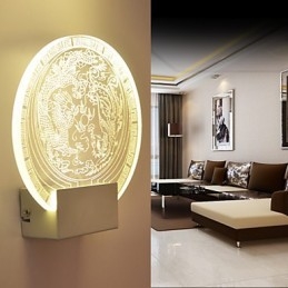 Kinkiety ścienne PCV Lampa Światło Nowoczesne Współczesne Metalowe
