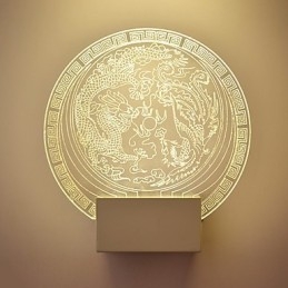 Kinkiety ścienne PCV Lampa Światło Nowoczesne Współczesne Metalowe