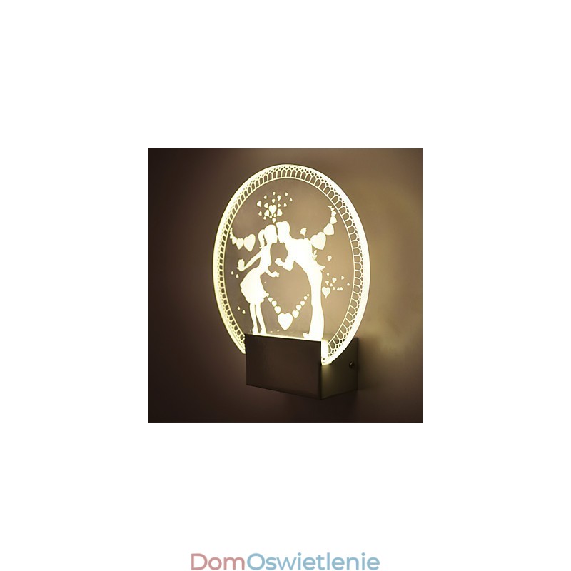 Lampa ścienna akrylowa PVC Lampa świetlna Nowoczesna współczesna metalowa
