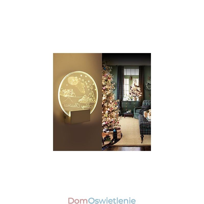 Lampa ścienna akrylowa PCV Lampa świetlna Nowoczesna współczesna metalowa
