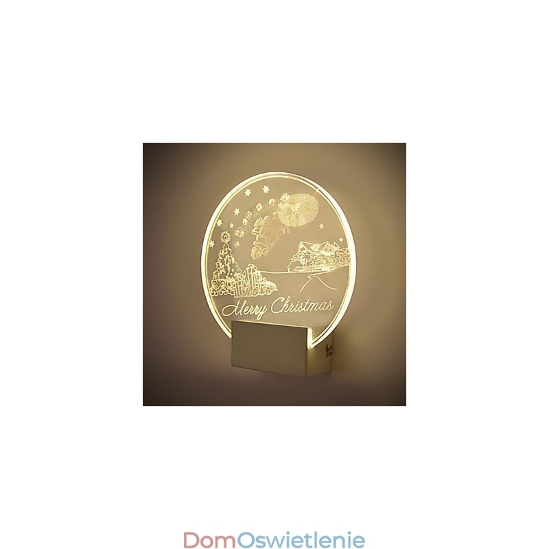 Lampa ścienna akrylowa PCV Lampa świetlna Nowoczesna współczesna metalowa