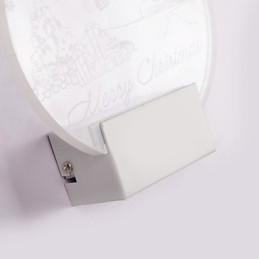 Lampa ścienna akrylowa PCV Lampa świetlna Nowoczesna współczesna metalowa