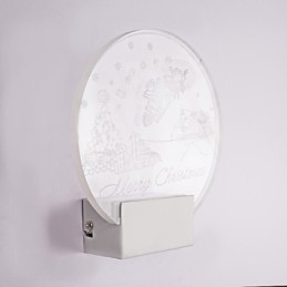 Lampa ścienna akrylowa PCV Lampa świetlna Nowoczesna współczesna metalowa