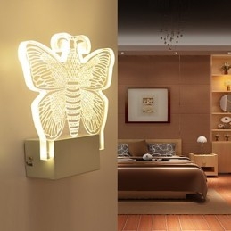 Lampa ścienna akrylowa PCV Lampa świetlna Nowoczesna współczesna metalowa