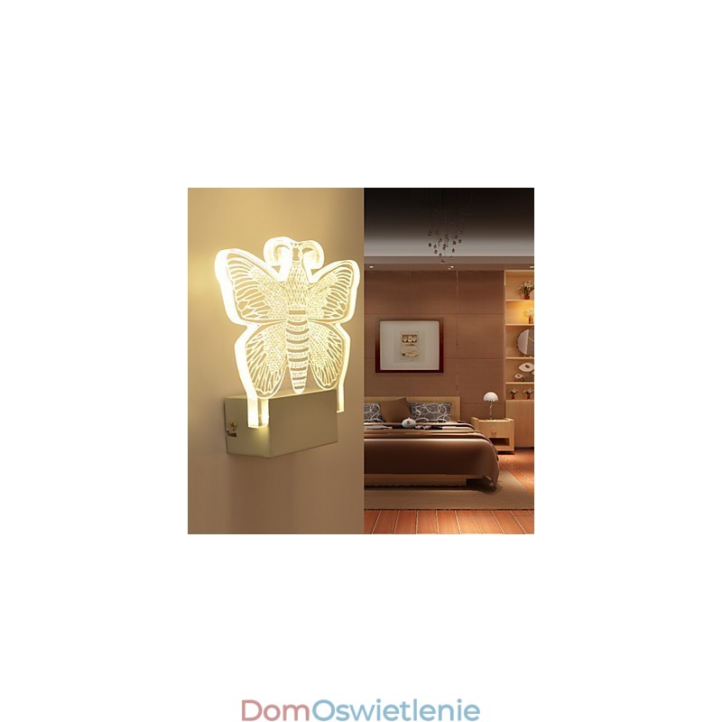 Lampa ścienna akrylowa PCV Lampa świetlna Nowoczesna współczesna metalowa