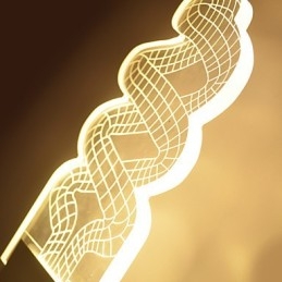 Lampa ścienna akrylowa PCV Lampa świetlna Chip Nowoczesny Współczesny Metal