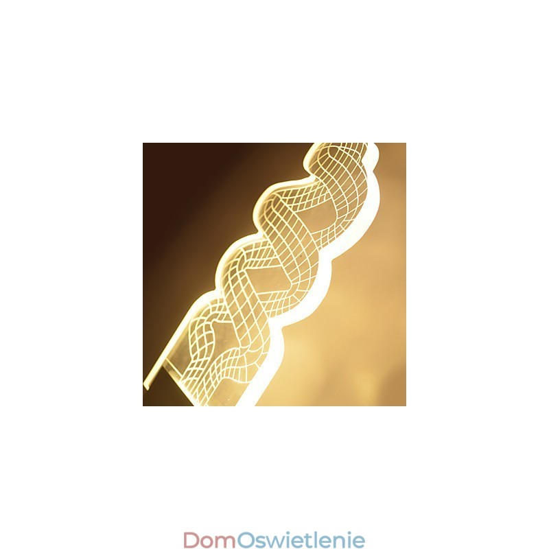 Lampa ścienna akrylowa PCV Lampa świetlna Chip Nowoczesny Współczesny Metal