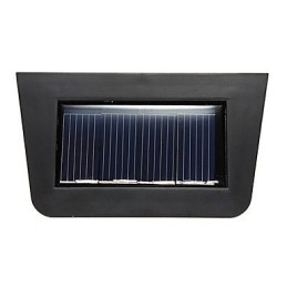 Ciepły żółty zasilany energią słoneczną ścienny uchwyt 2 latarnie pokładowe