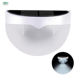 Lampa wodoodporna IP55 zasilana energią słoneczną, biała + czarna