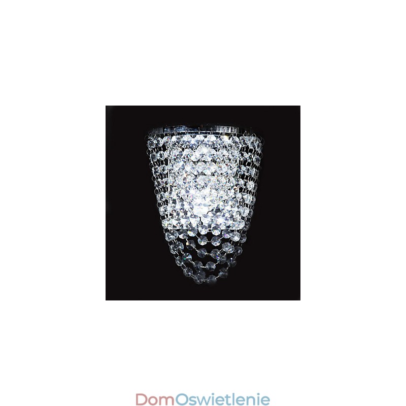 Kryształowe lampy ścienne do montażu na płasko Nowoczesne współczesne metalowe