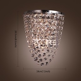 Podkładki ścienne Crystal Wall Washers Modern Metal