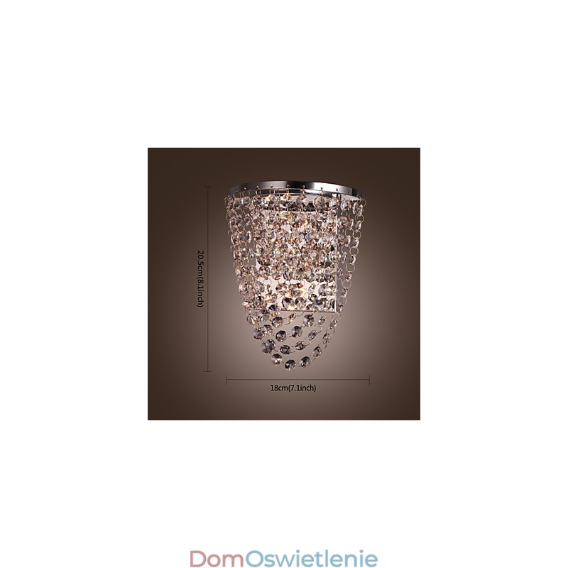 Podkładki ścienne Crystal Wall Washers Modern Metal