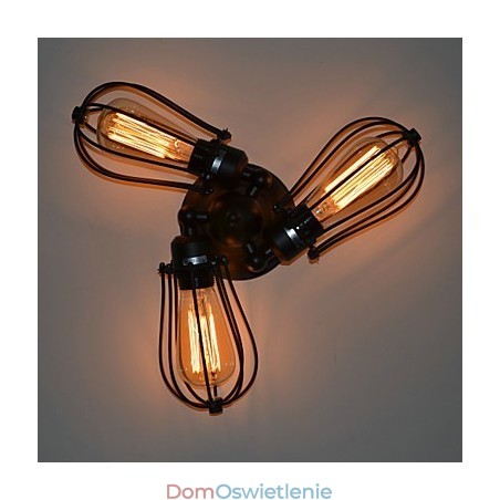 Kinkiety ścienne w stylu Mini Rustykalny domek Metal Kinkiety ścienne w stylu Mini Rustykalny domek Metal