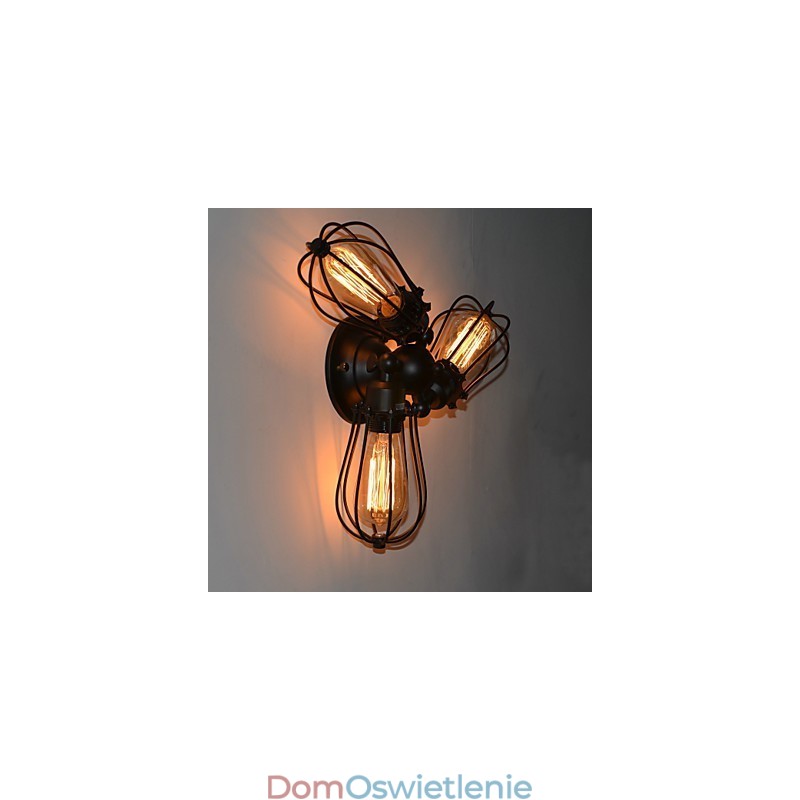 Kinkiety ścienne w stylu Mini Rustykalny domek Metal
