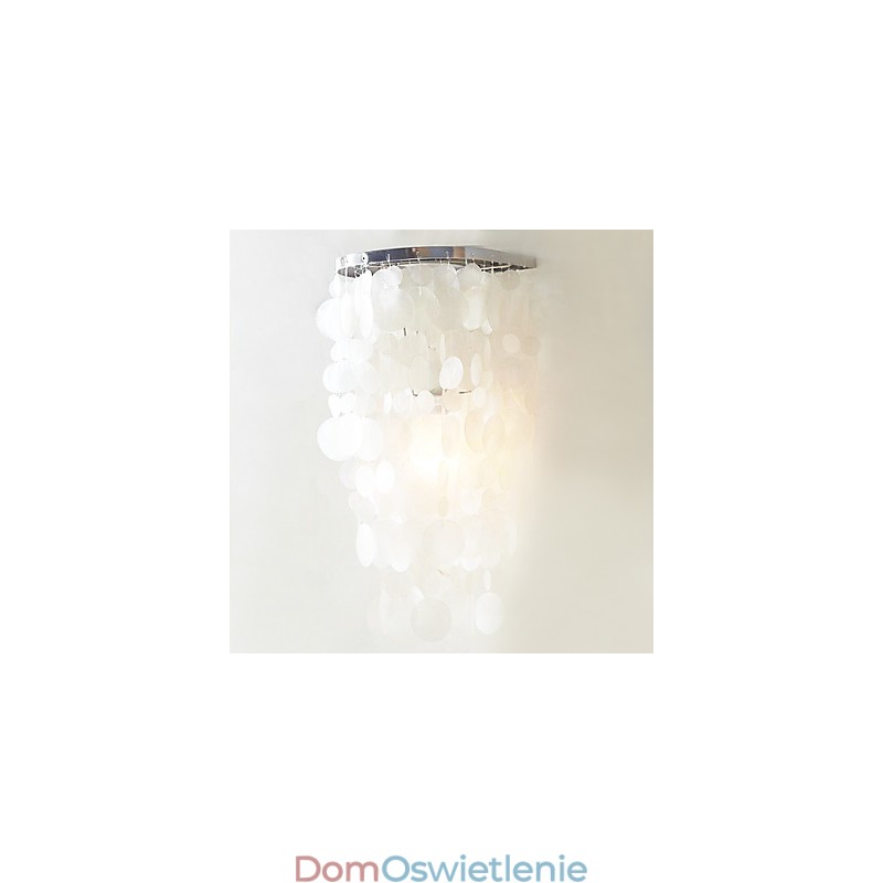 Stylowa lampa ścienna z 1 światłem w ciepłej bieli
