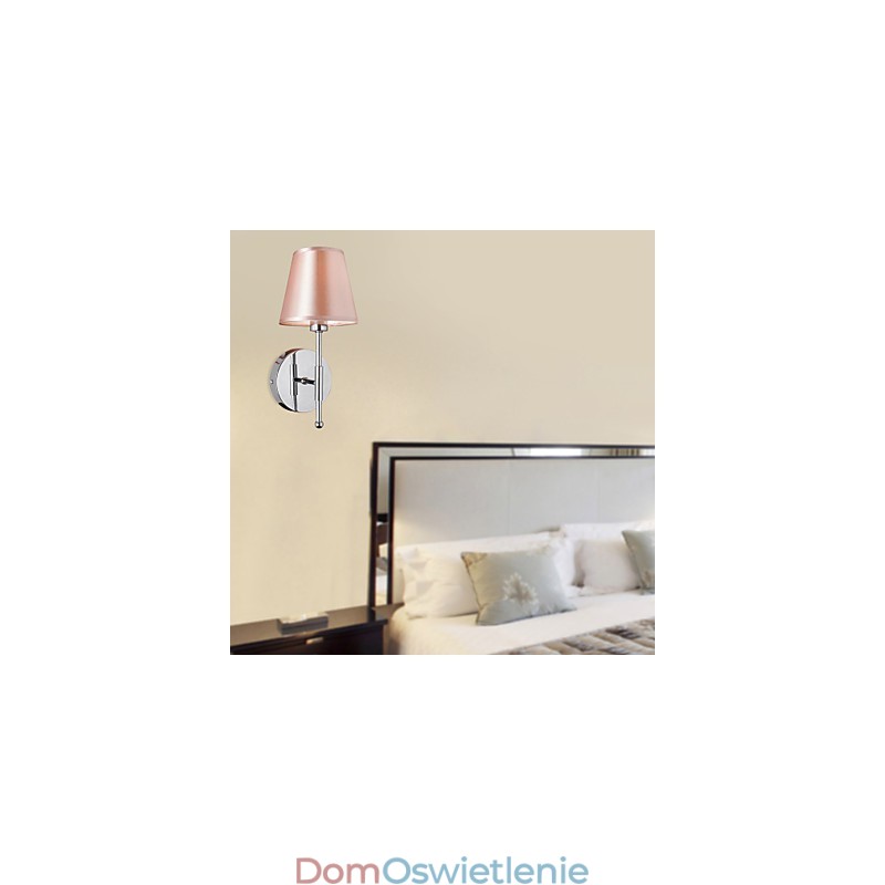 Prosta lampa ścienna o ciepłym świetle