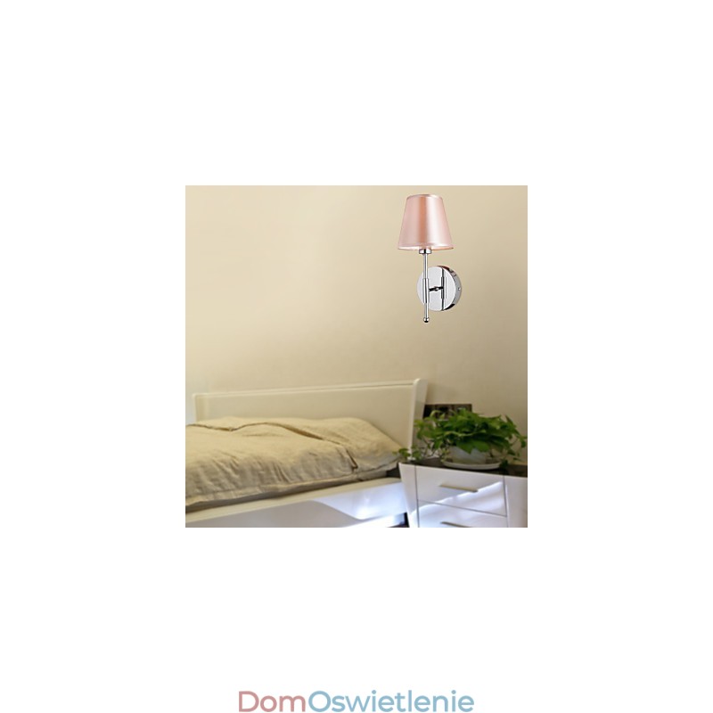 Prosta lampa ścienna o ciepłym świetle