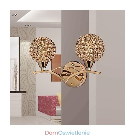 Nowoczesna, elegancka lampa ścienna z 2 światłami Nowoczesna, elegancka lampa ścienna z 2 światłami