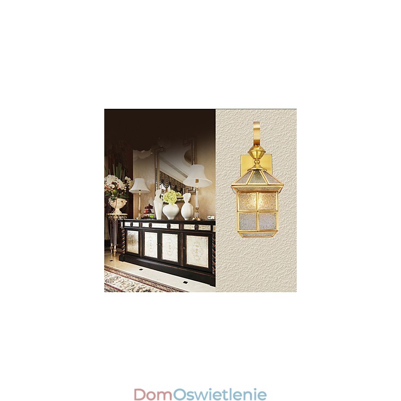 Lampa zewnętrzna Lampa ogrodowa Lampa zewnętrzna Lampa w całości miedziana