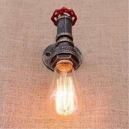 Nostalgia Prosta Fajka Wodna Dekoracyjna Mała Lampa Ścienna Lampa Ścienna