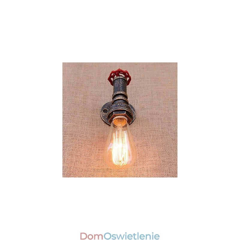 Nostalgia Prosta Fajka Wodna Dekoracyjna Mała Lampa Ścienna Lampa Ścienna